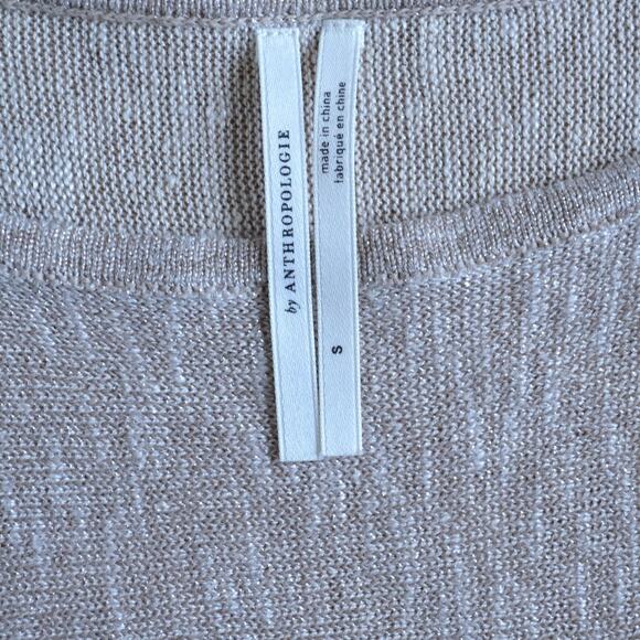 Anthropology Oversized Cropped Shirt Size Small - Picture 3 of 4